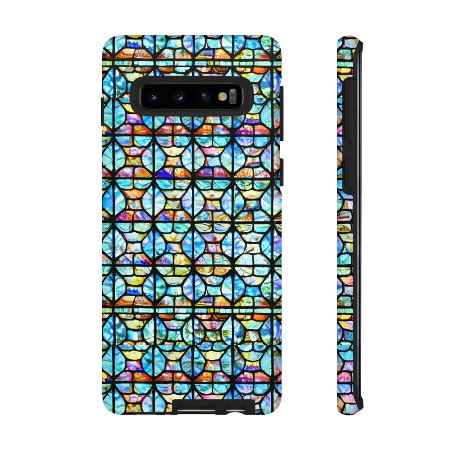 Mosaic Light Blue Tough Cases