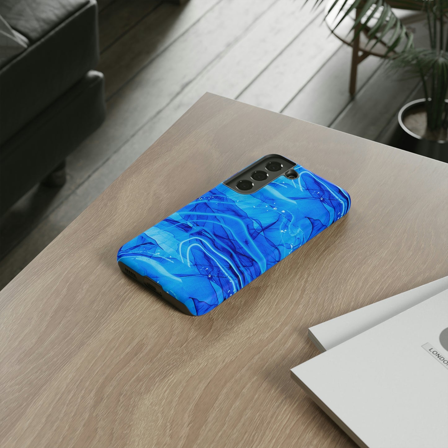 Marble Blue Tough Cases