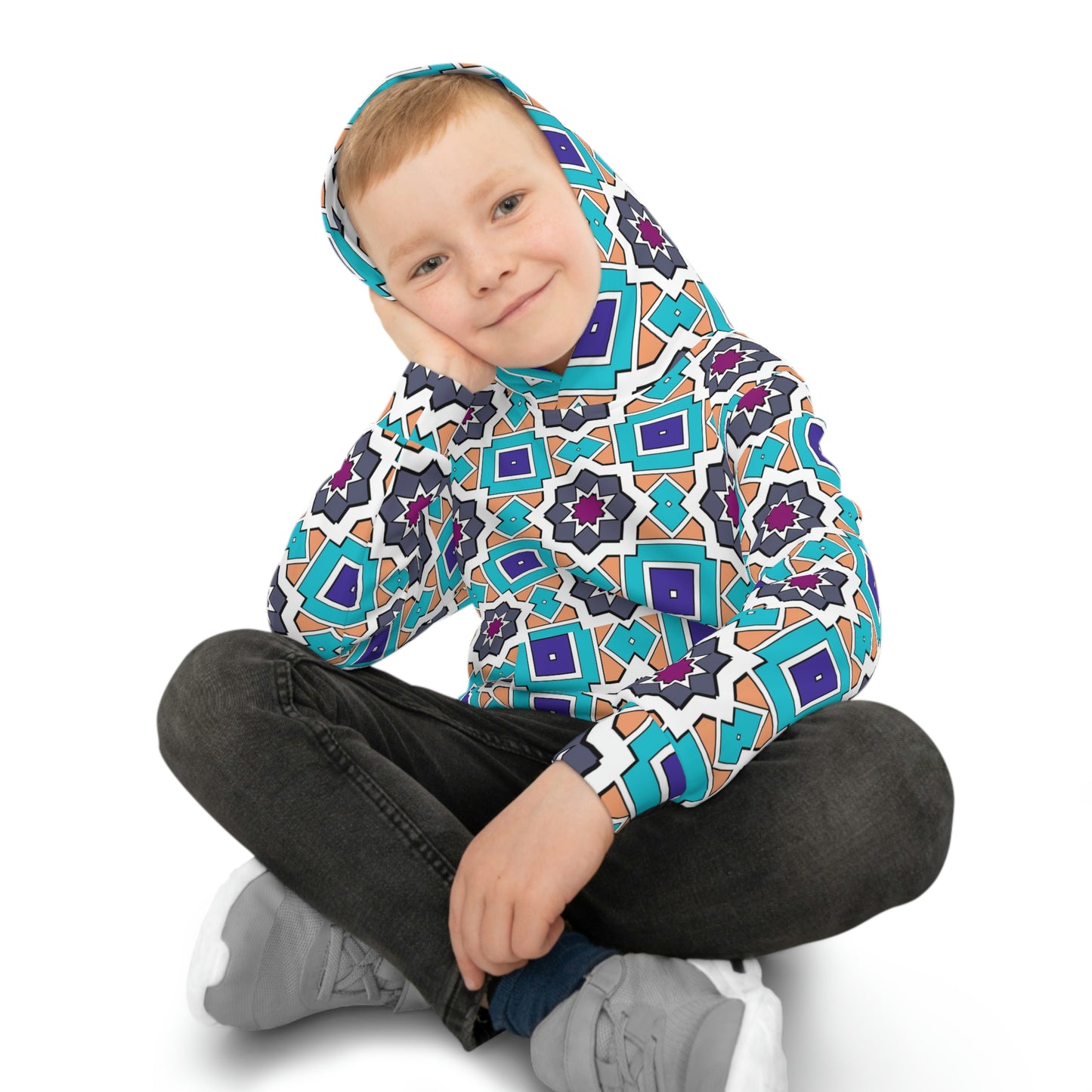 Light Blue Mix Children's Hoodie