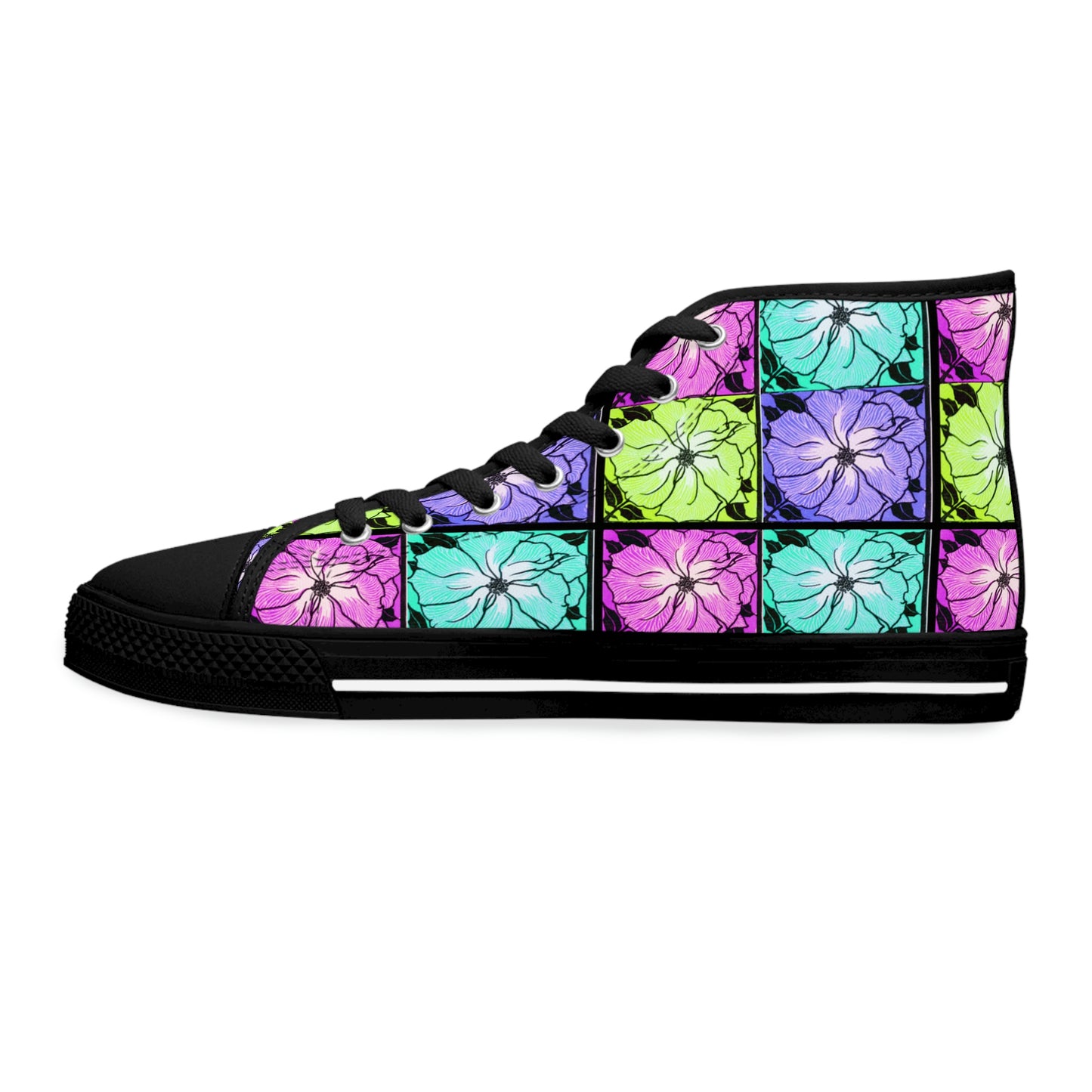 Multi J Color Women's High Top Sneakers