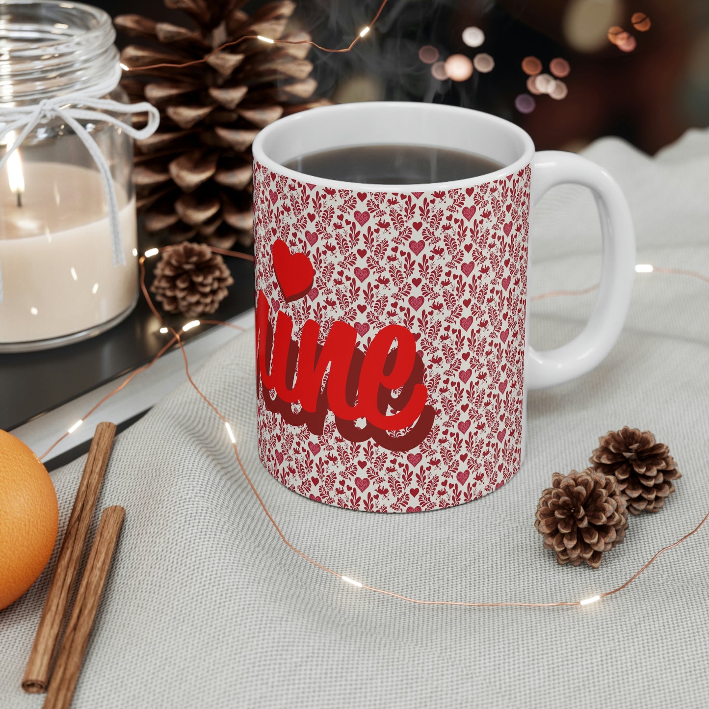 Valentine 11oz White Mug