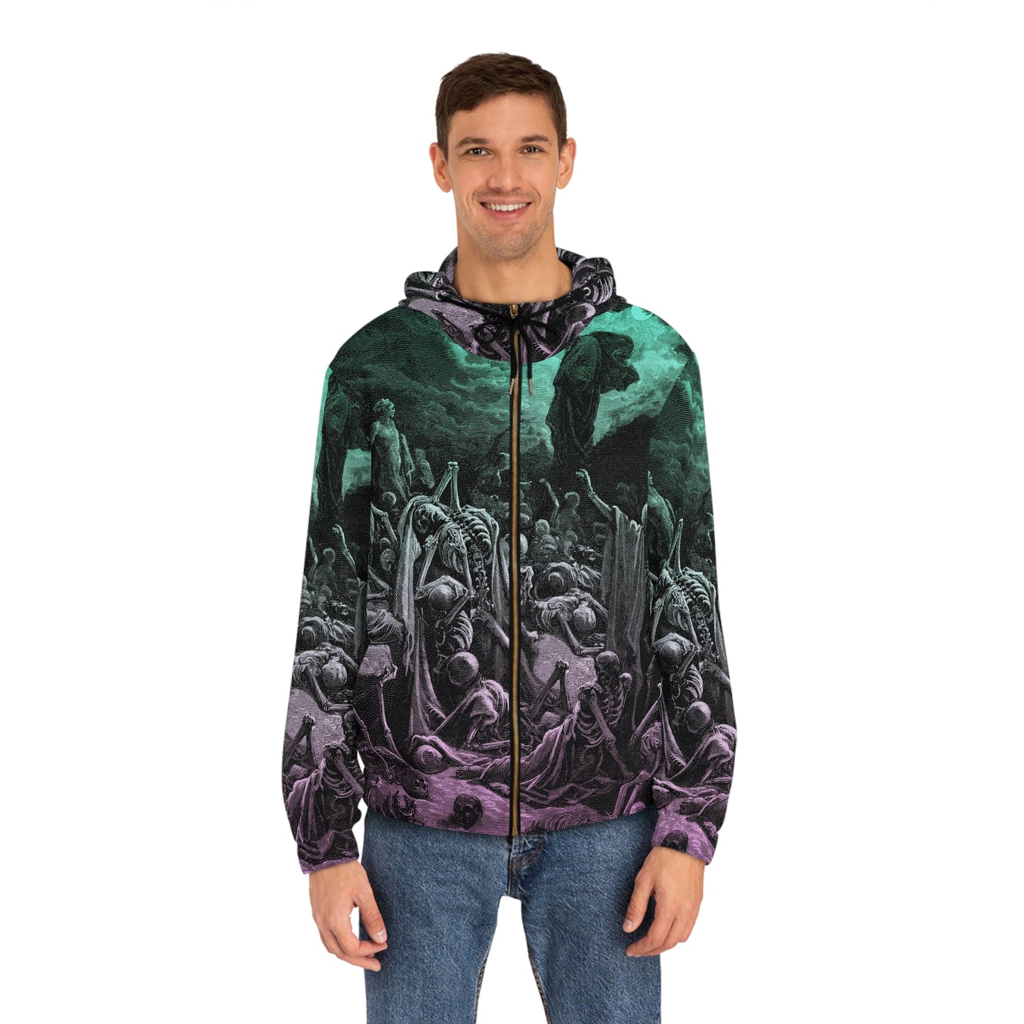 Dry Bones Men's Full-Zip Hoodie