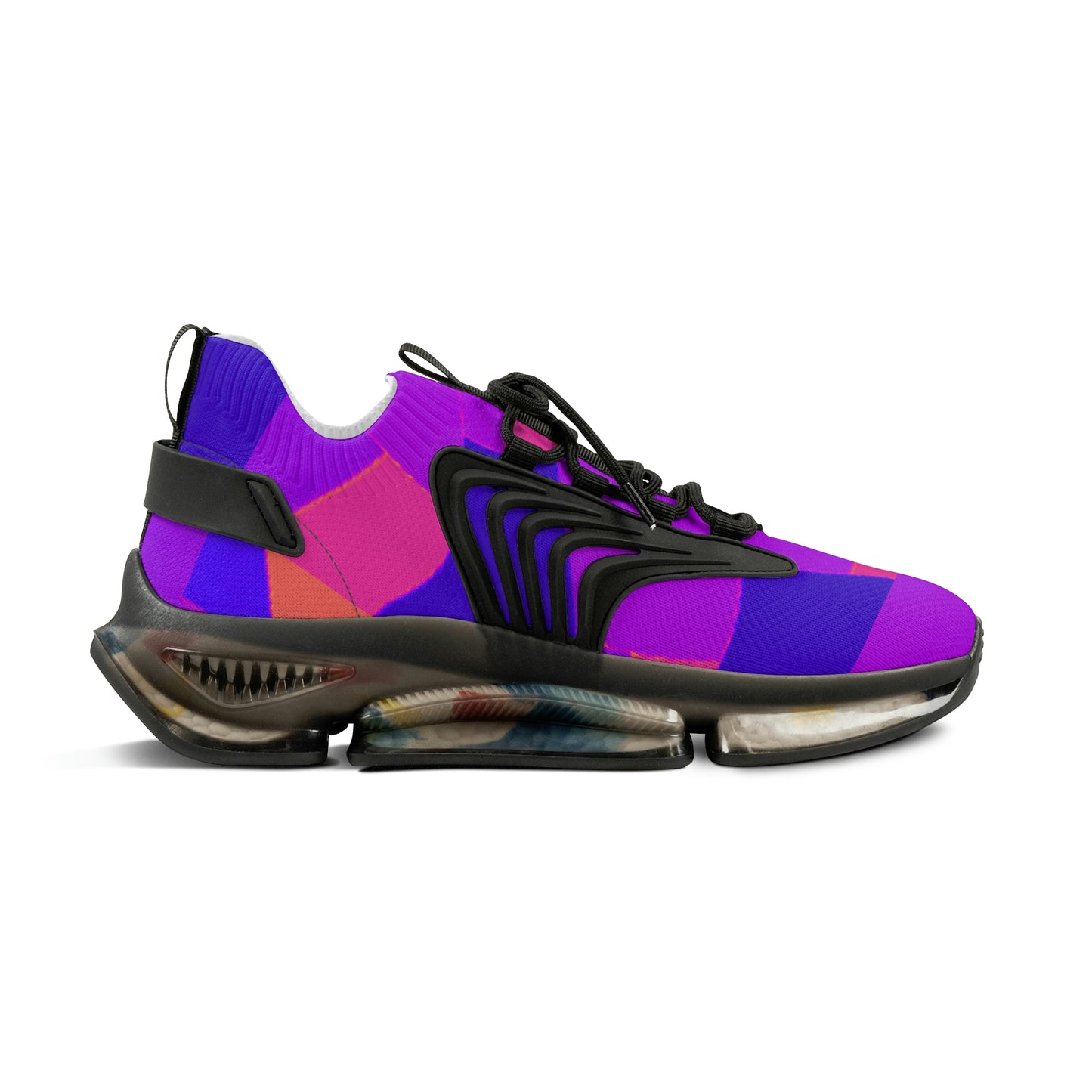 Purple Men's Mesh Sneakers