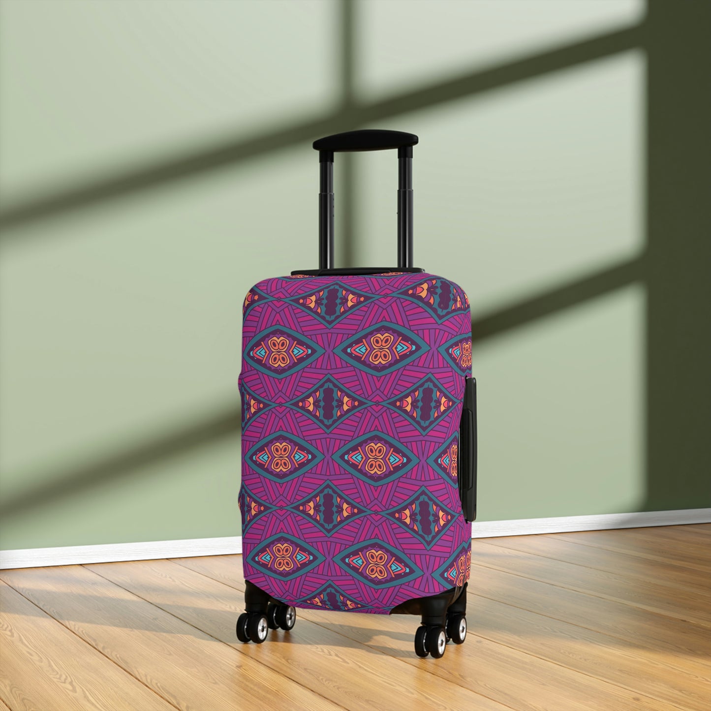 Purple Mandala Luggage Cover