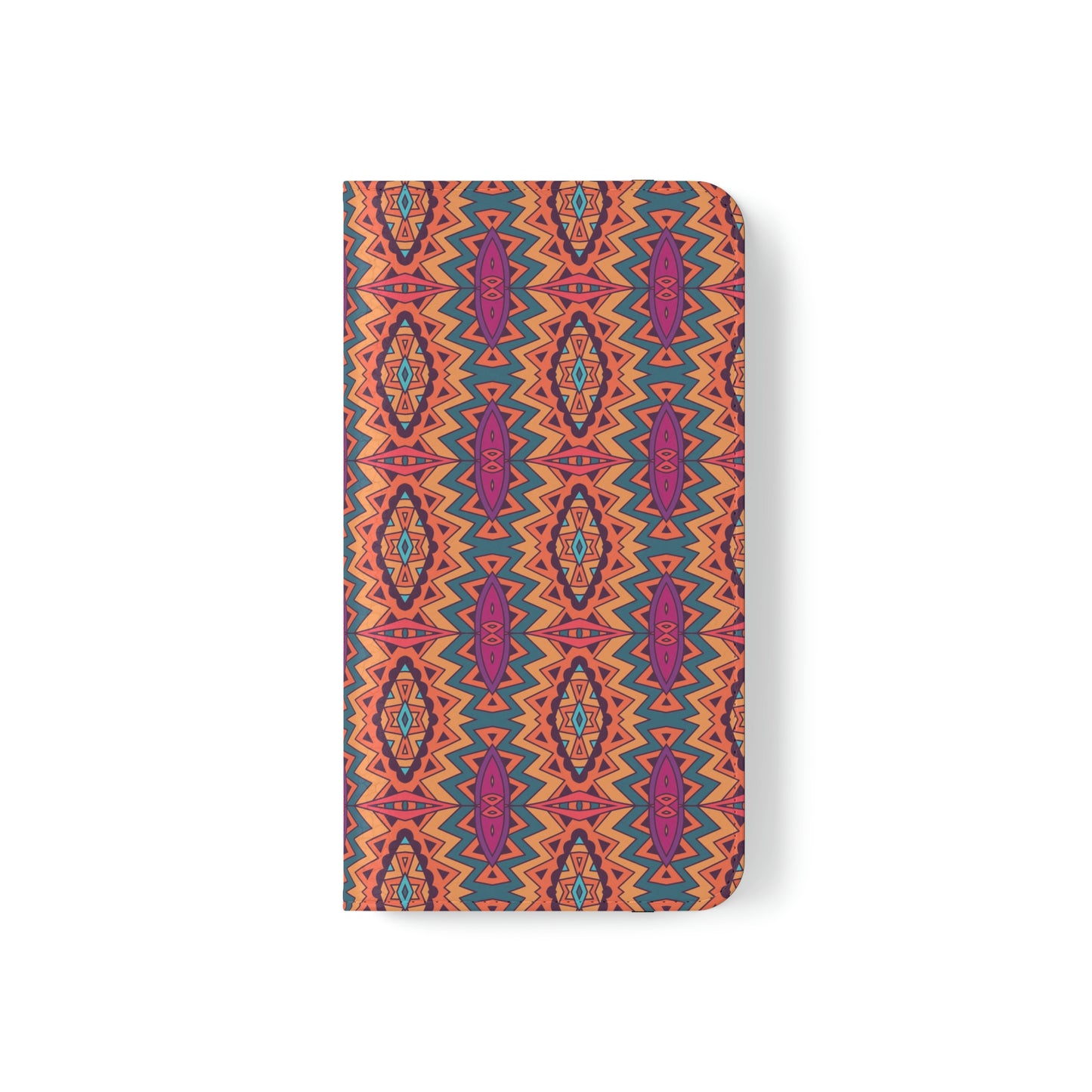 Orange Mandala Flip Cases