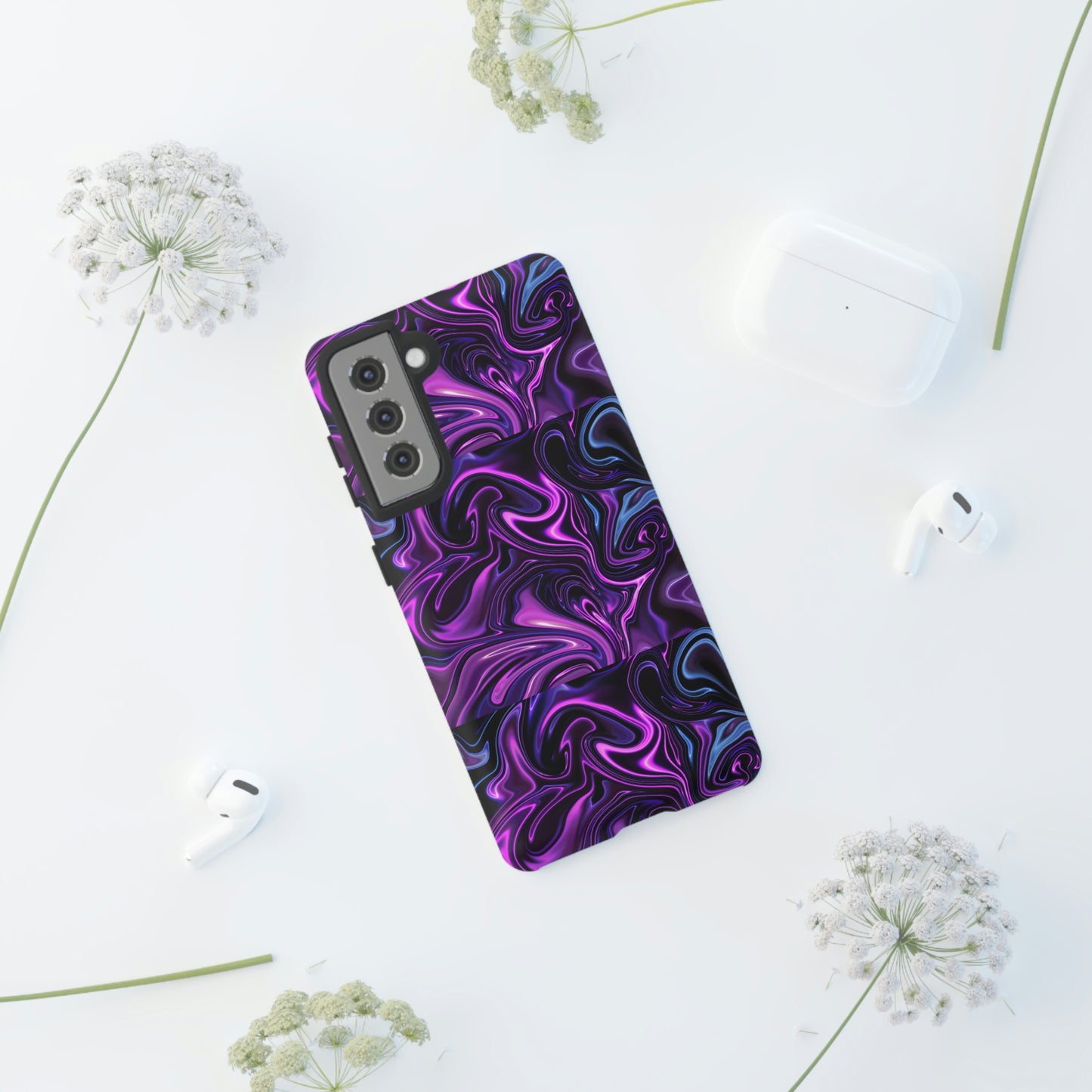 Marble Purple Tough Cases