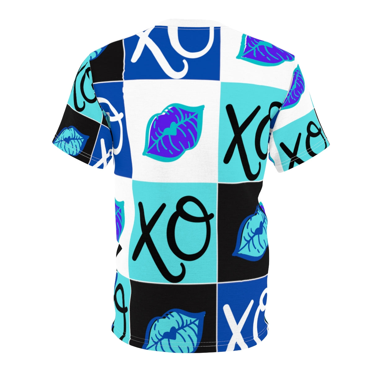 Hugs and Kisses Blue Unisex Cut & Sew Tee