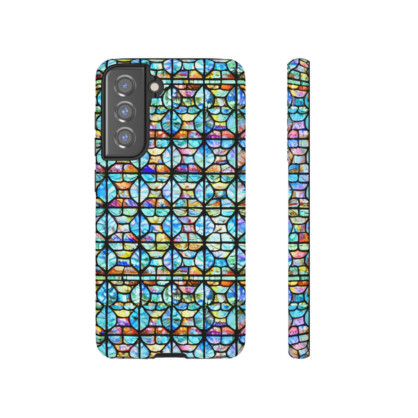 Mosaic Light Blue Tough Cases