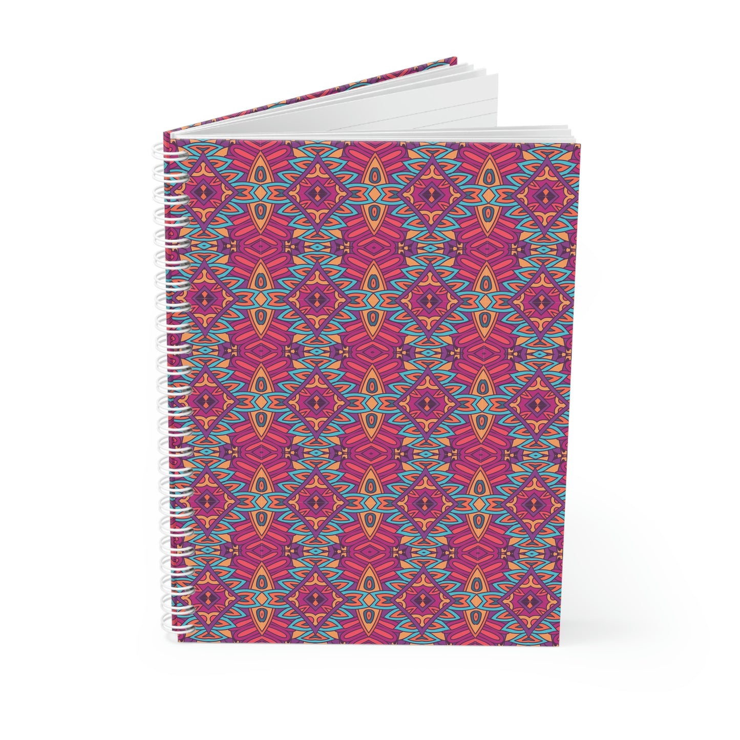 Pink Mandala Spiral Notebook