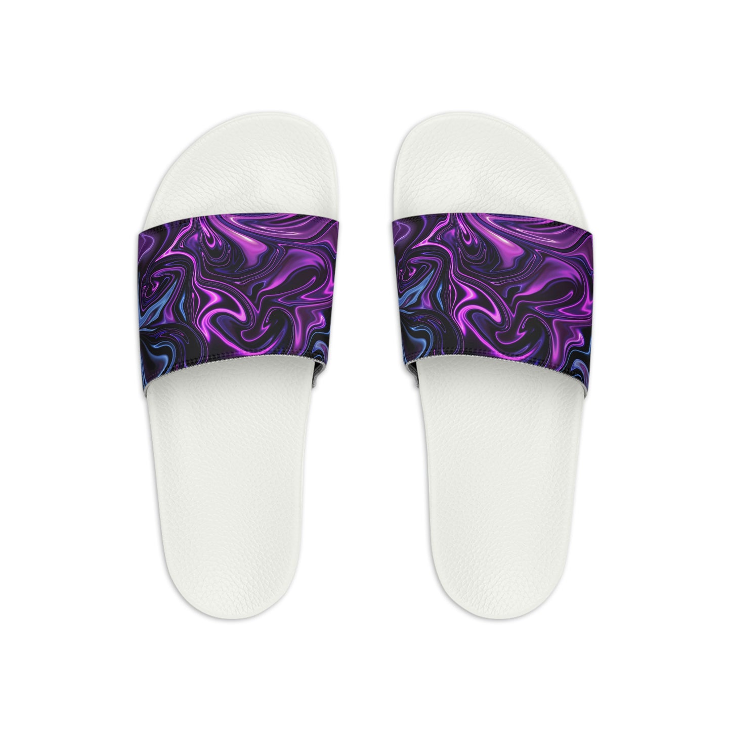 Marble Purple Women's Slide Sandals