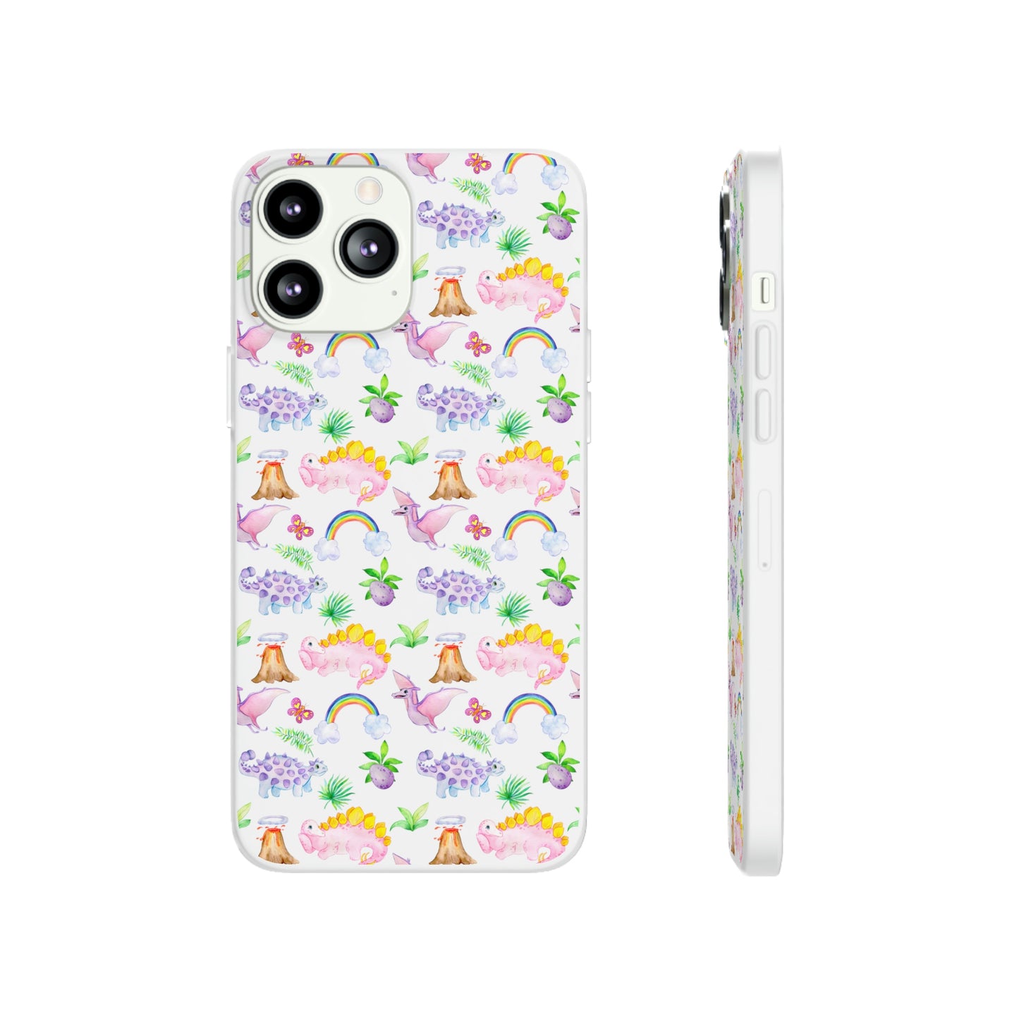 Pink Dinosaur Flexi Cases