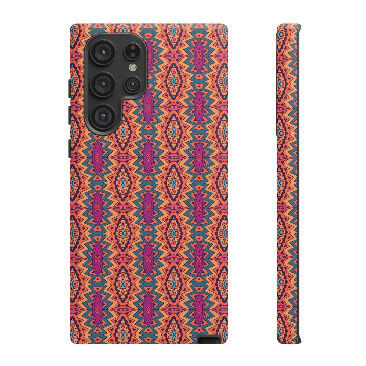 Mandala Orange Tough Cases