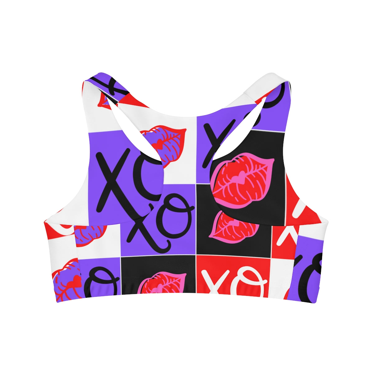 Hugs and Kisses Seamless Sports Bra