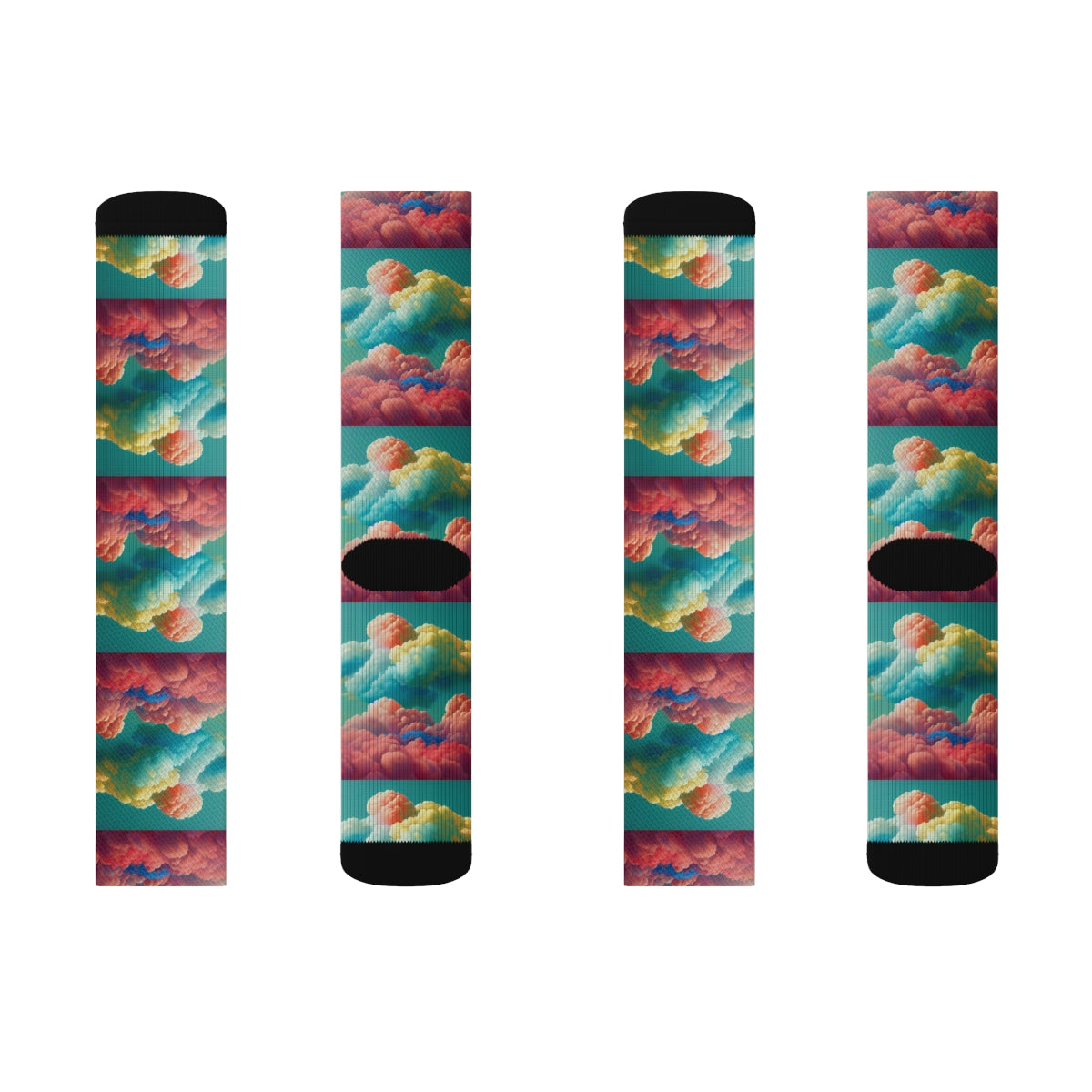 Cloud Sublimation Socks