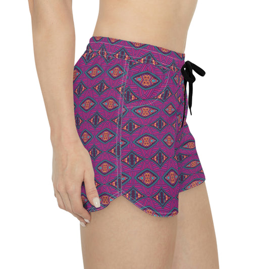 Mandala Purple Women's Casual Shorts