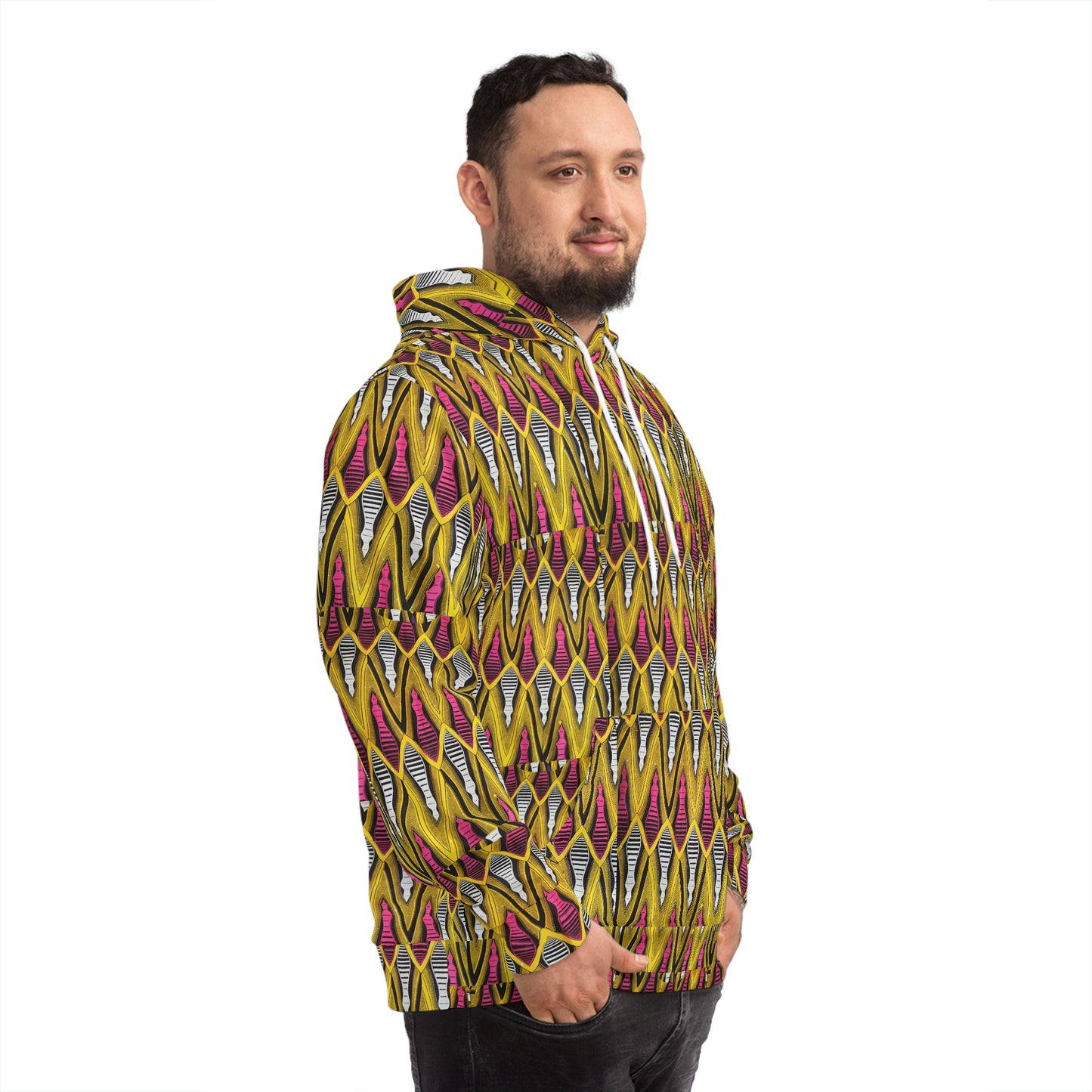 Yellow African Fashion Hoodie