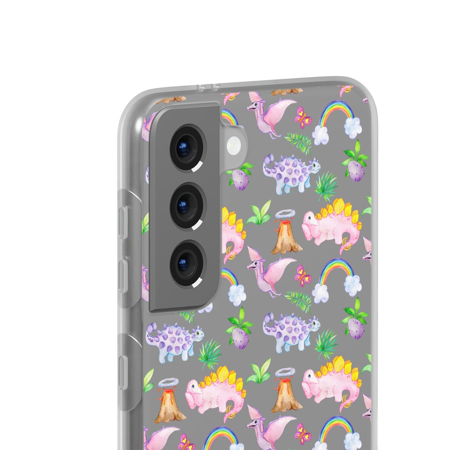 Pink Dinosaur Flexi Cases