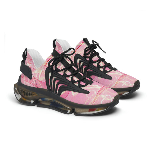 Marble Pink Women's Mesh Sneakers