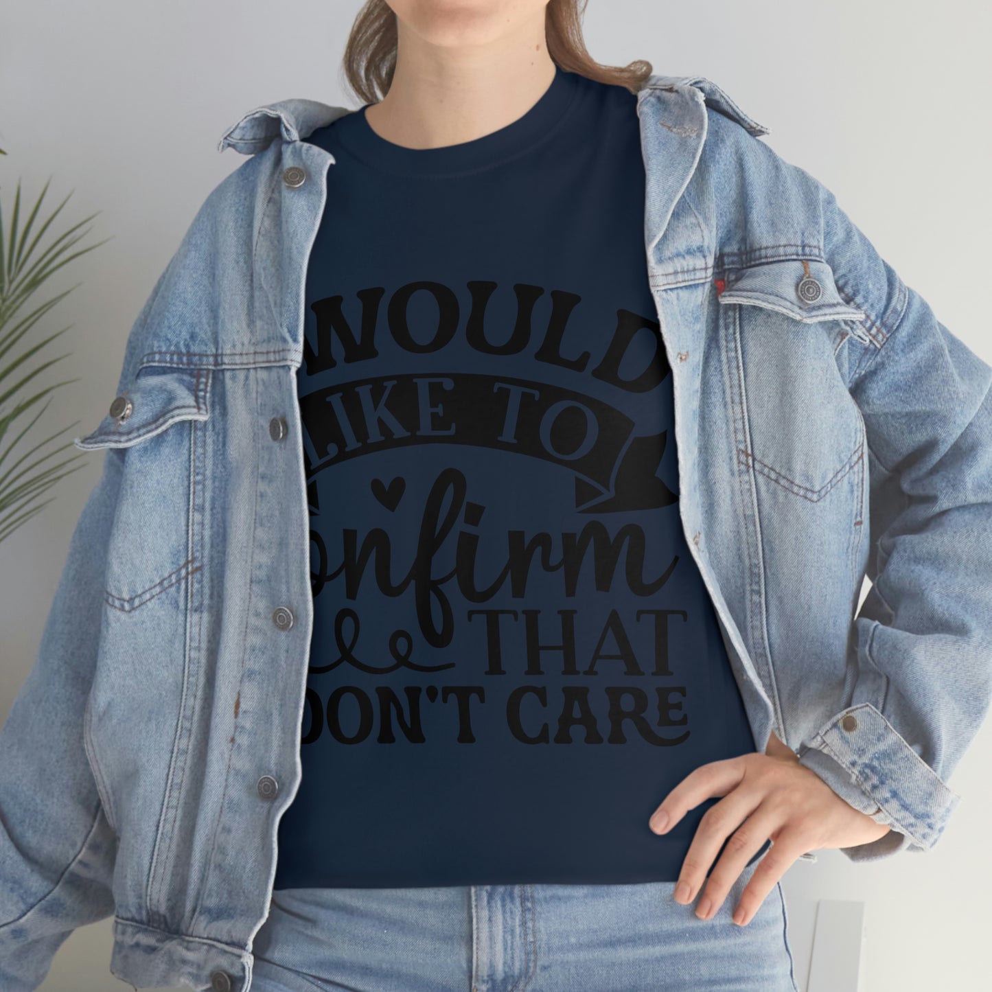 No Care Unisex Heavy Cotton Tee