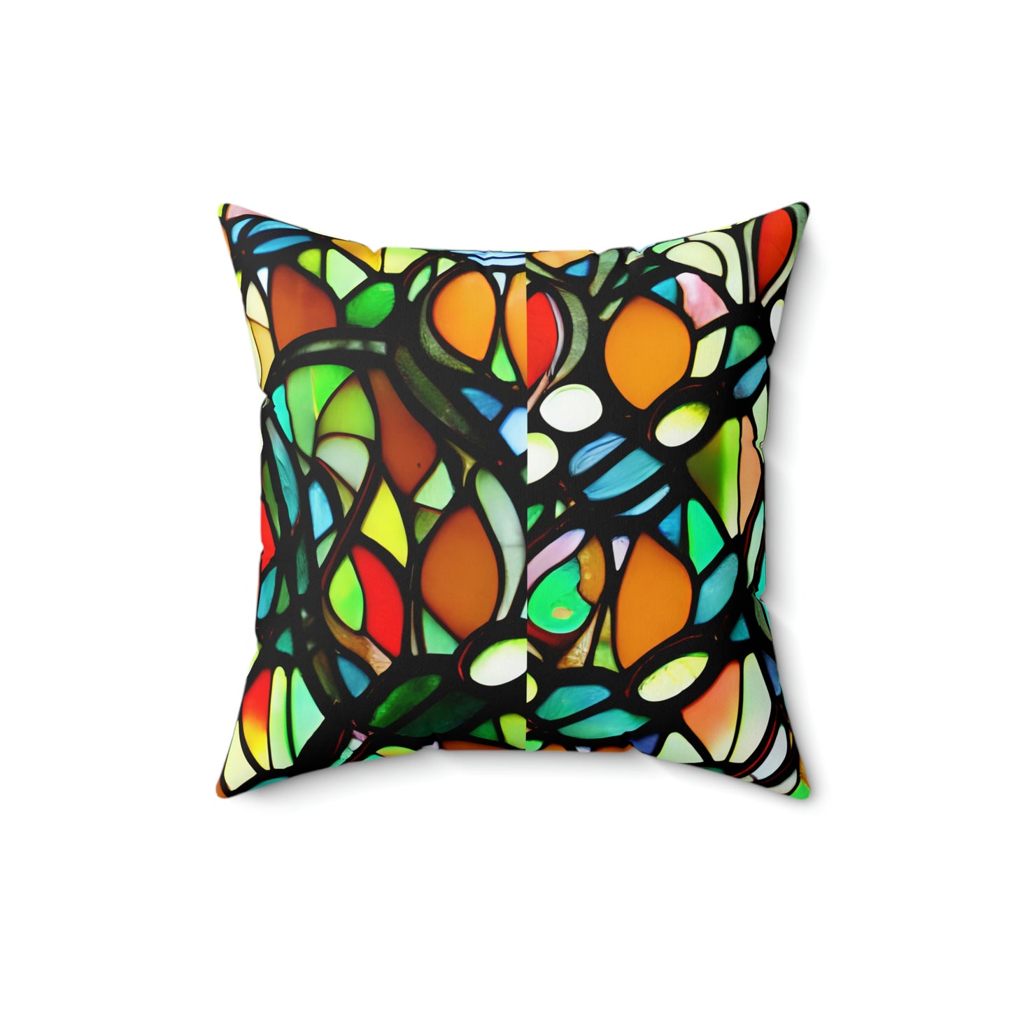 Mosaic Spun Polyester Square Pillow