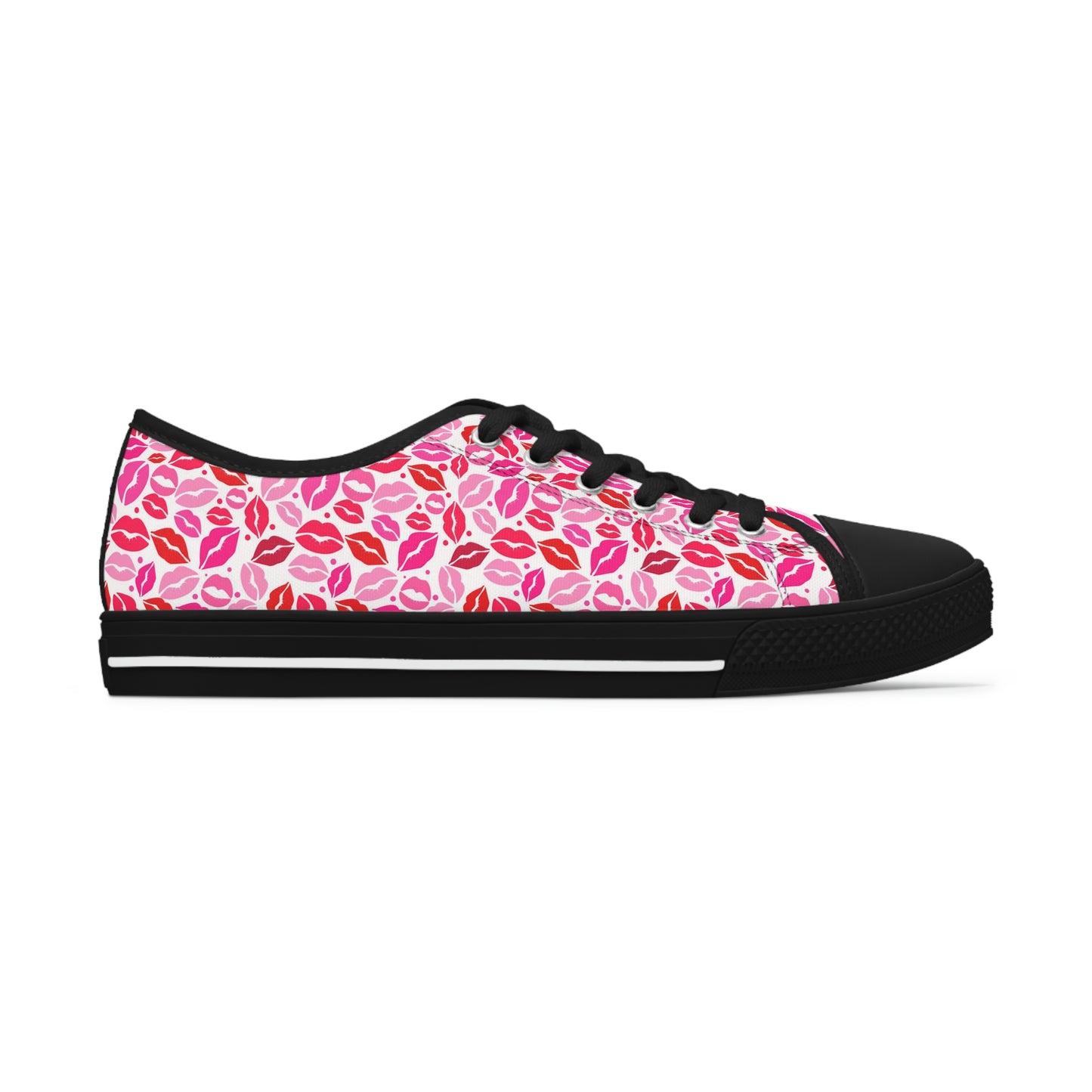 Valentine Kisses Women's Low Top Sneakers