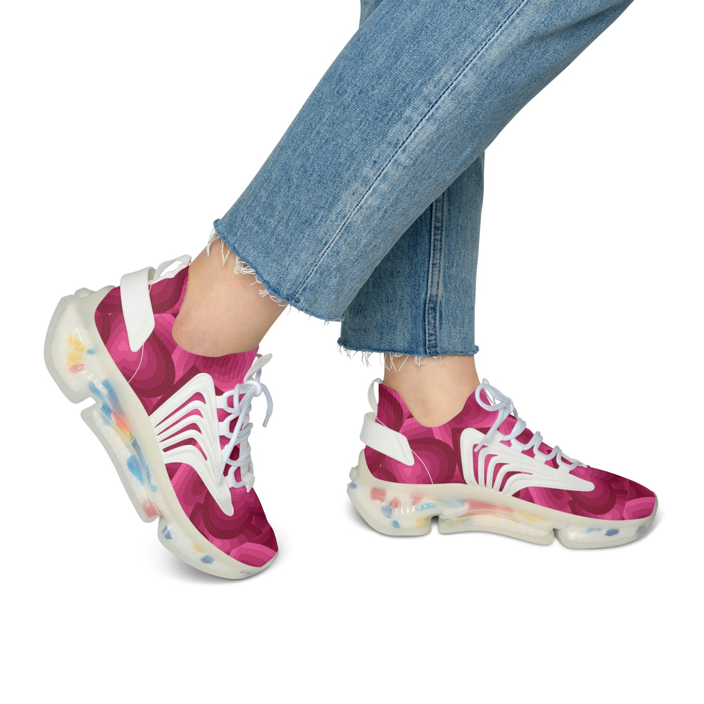 Valentine Heart Women's Mesh Sneakers