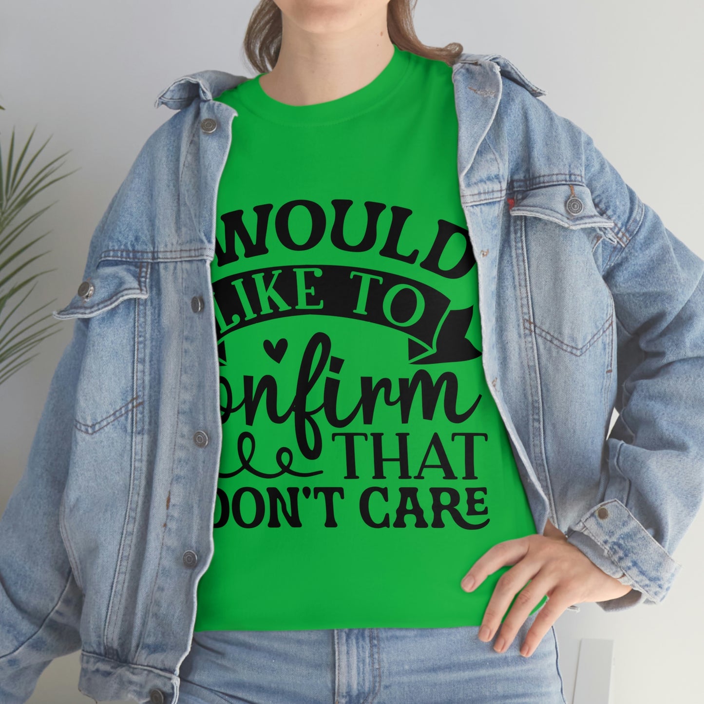 No Care Unisex Heavy Cotton Tee