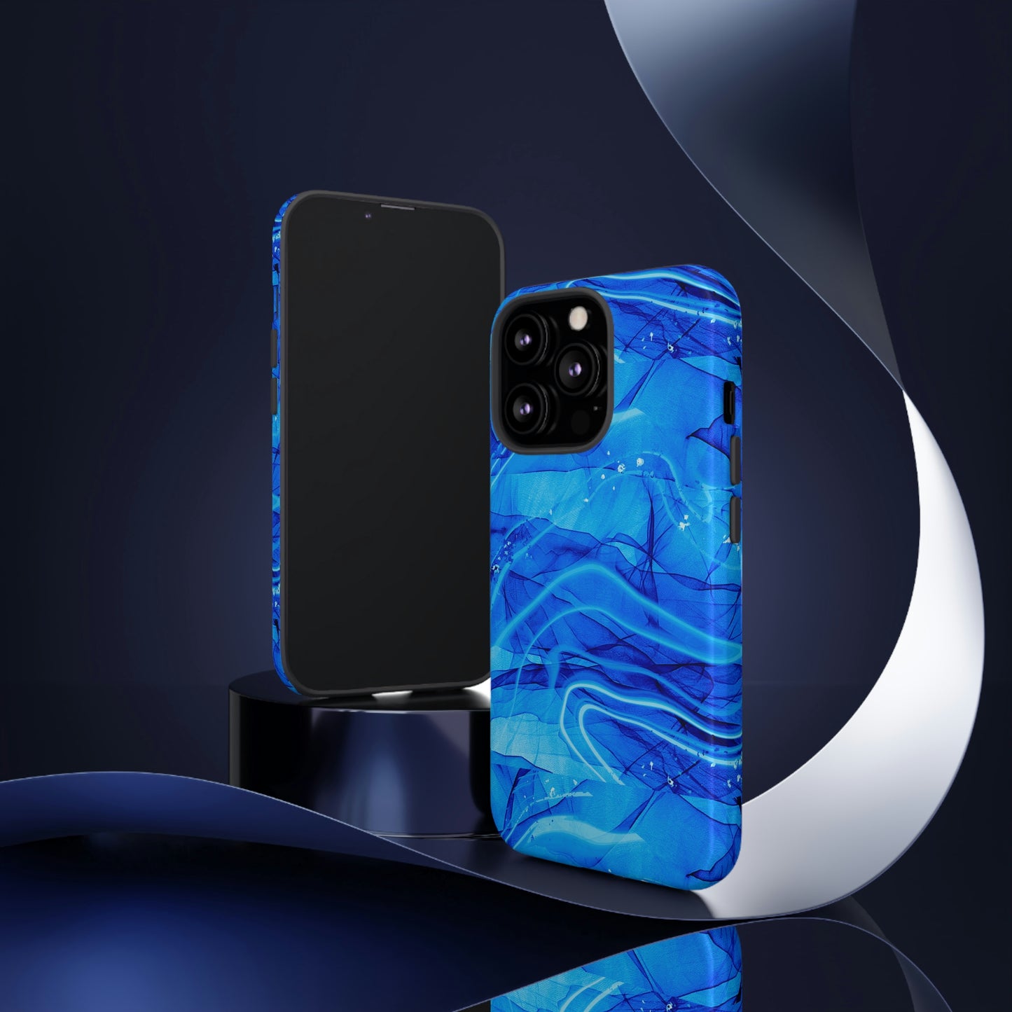 Marble Blue Tough Cases