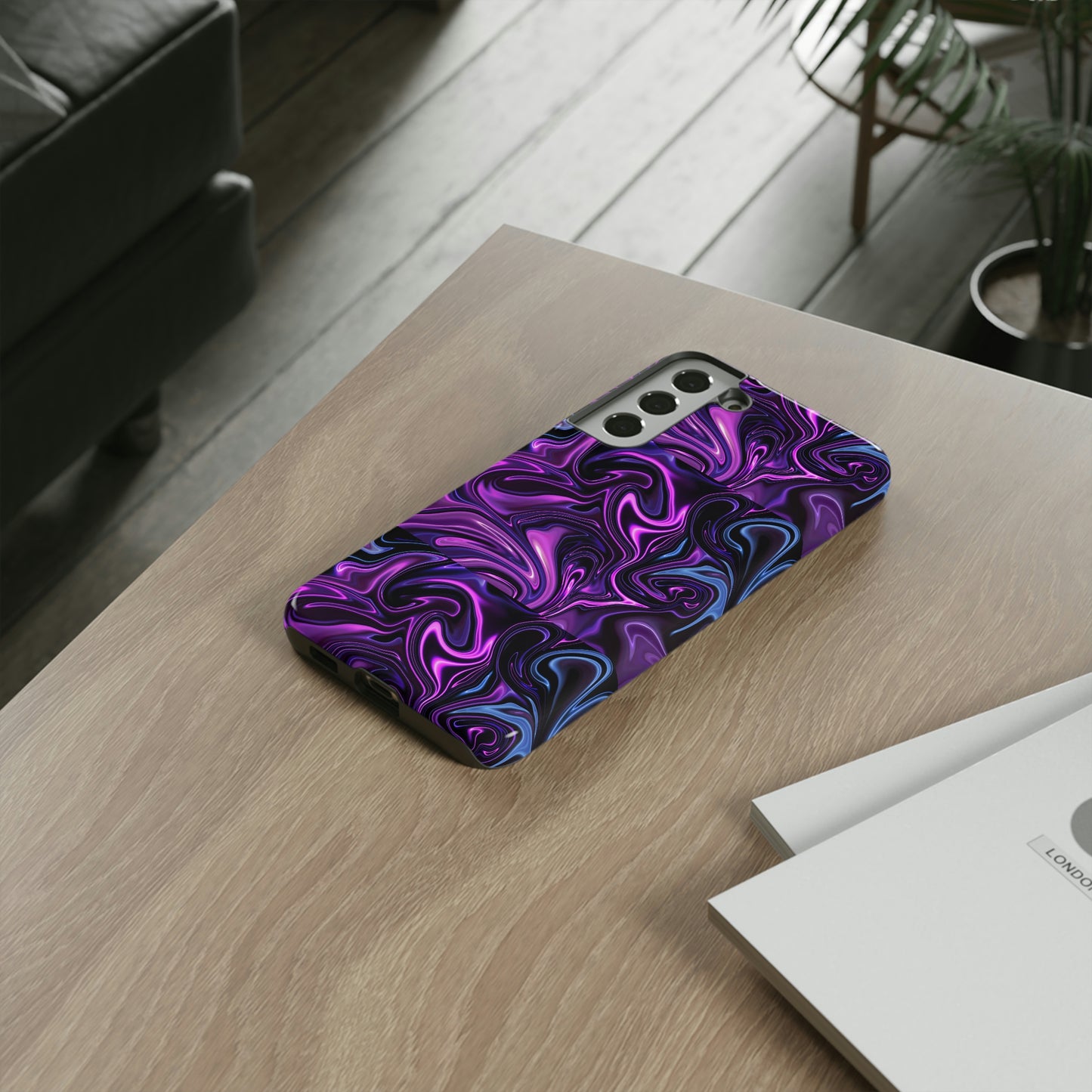 Marble Purple Tough Cases