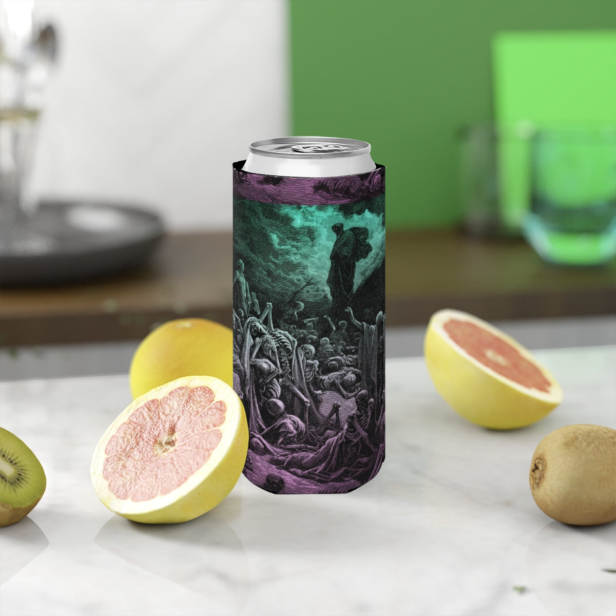 Dry Bones Slim Can Cooler