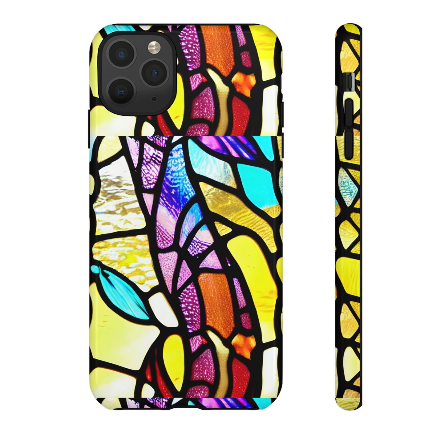 Mosaic Yellow Tough Cases