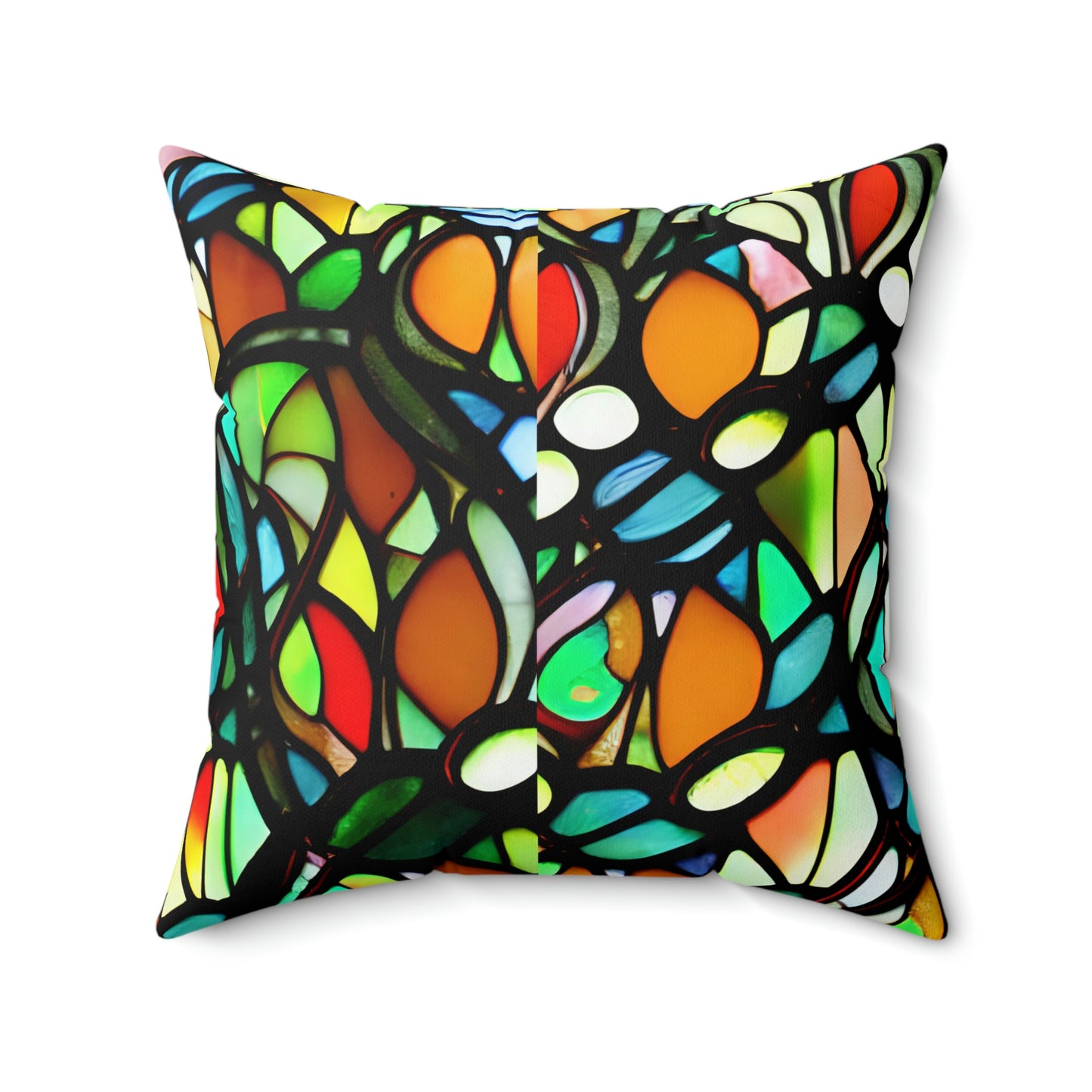 Mosaic Spun Polyester Square Pillow