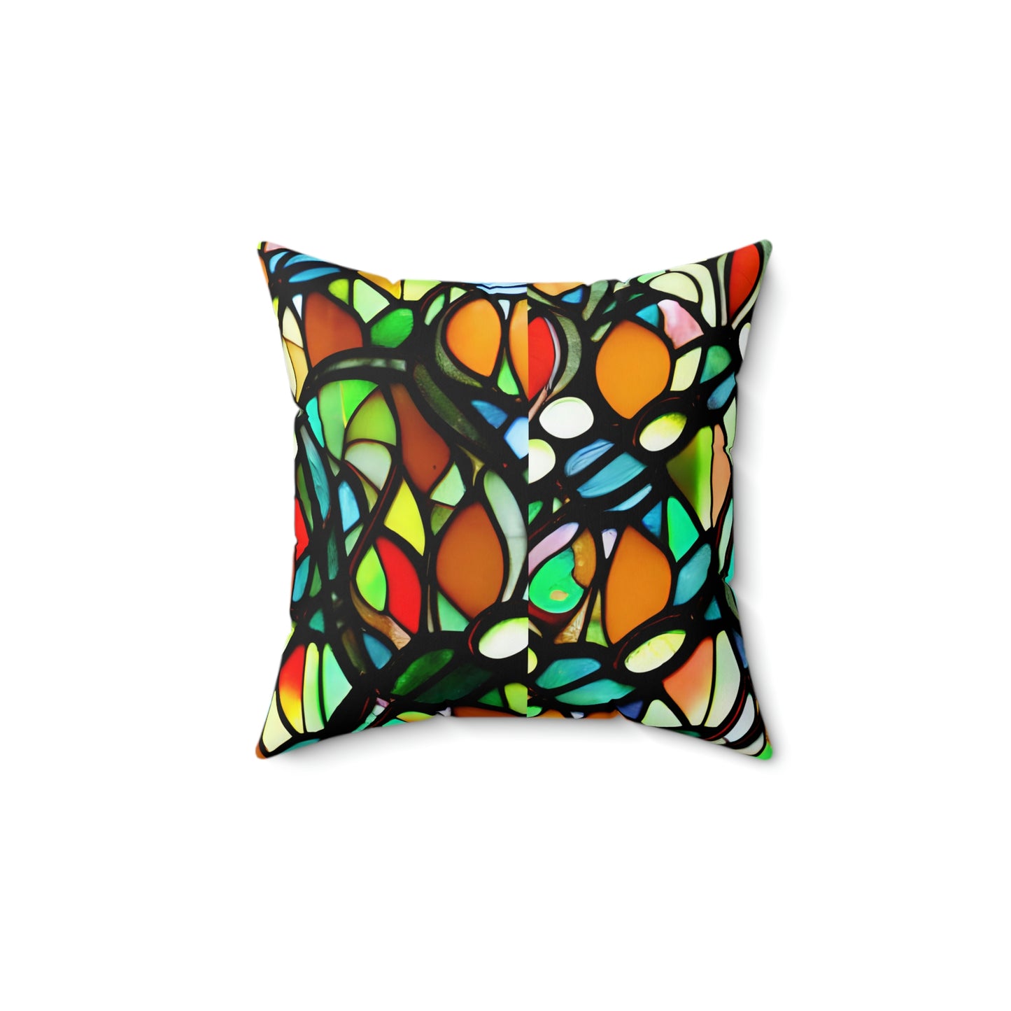 Mosaic Spun Polyester Square Pillow