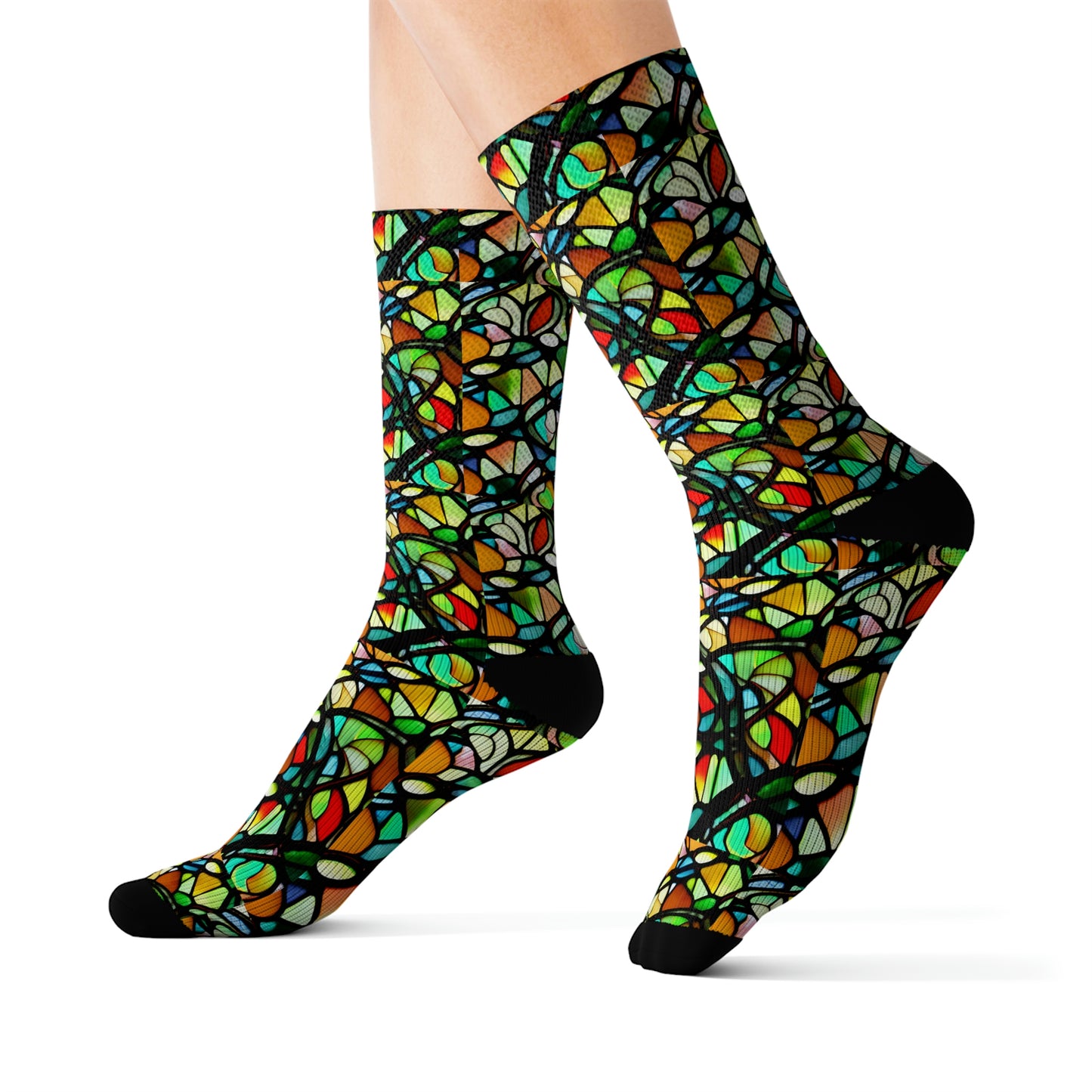 Mosaic Sublimation Socks