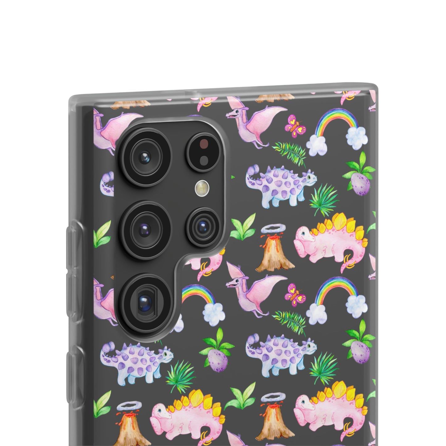 Pink Dinosaur Flexi Cases