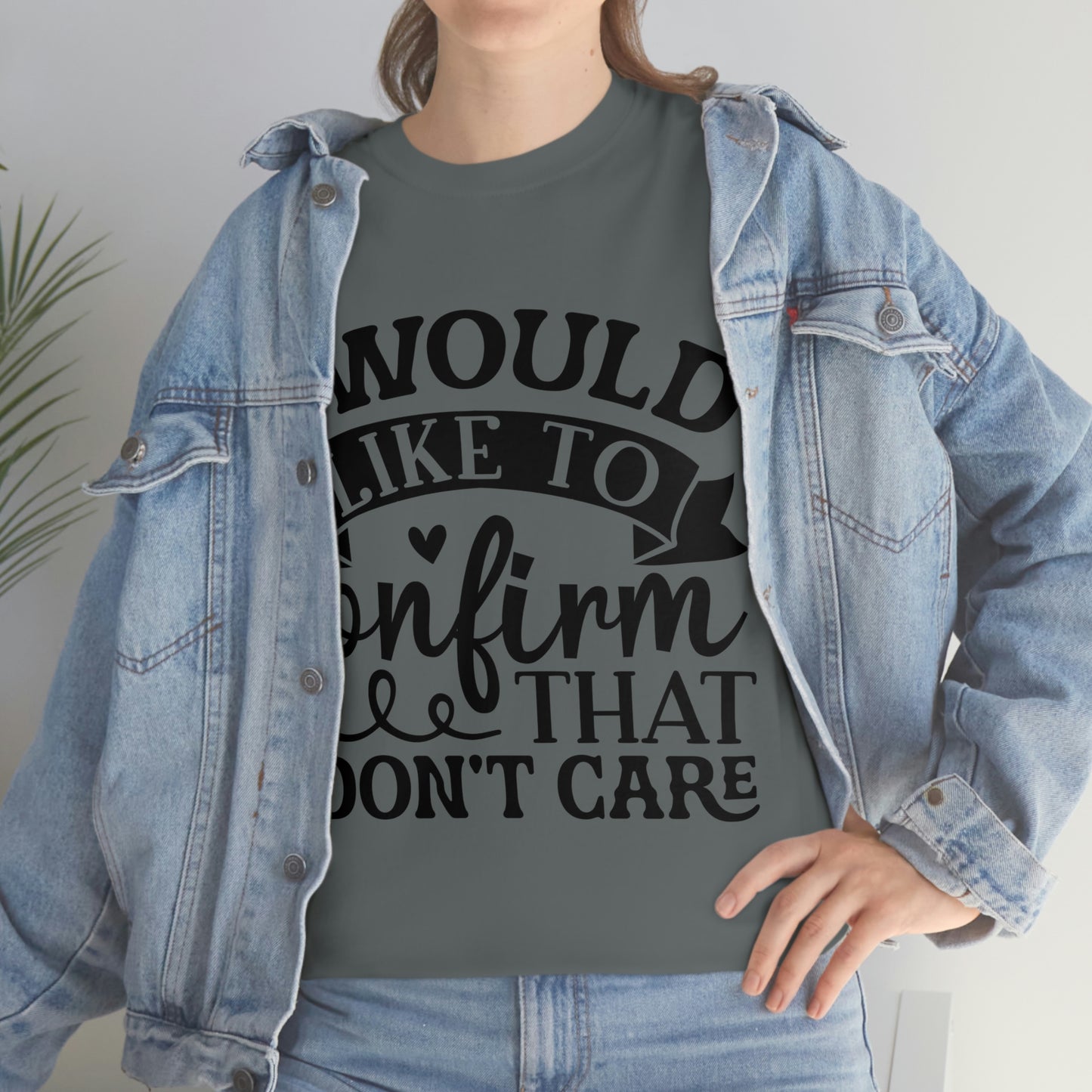 No Care Unisex Heavy Cotton Tee