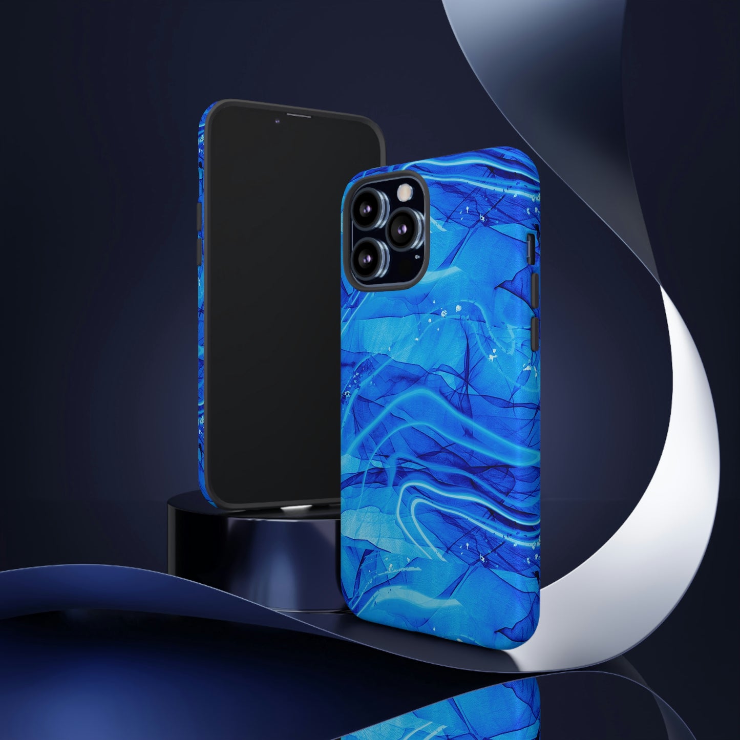 Marble Blue Tough Cases