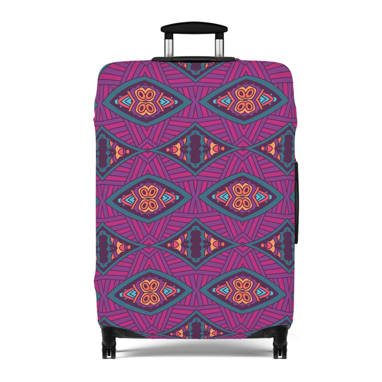 Purple Mandala Luggage Cover