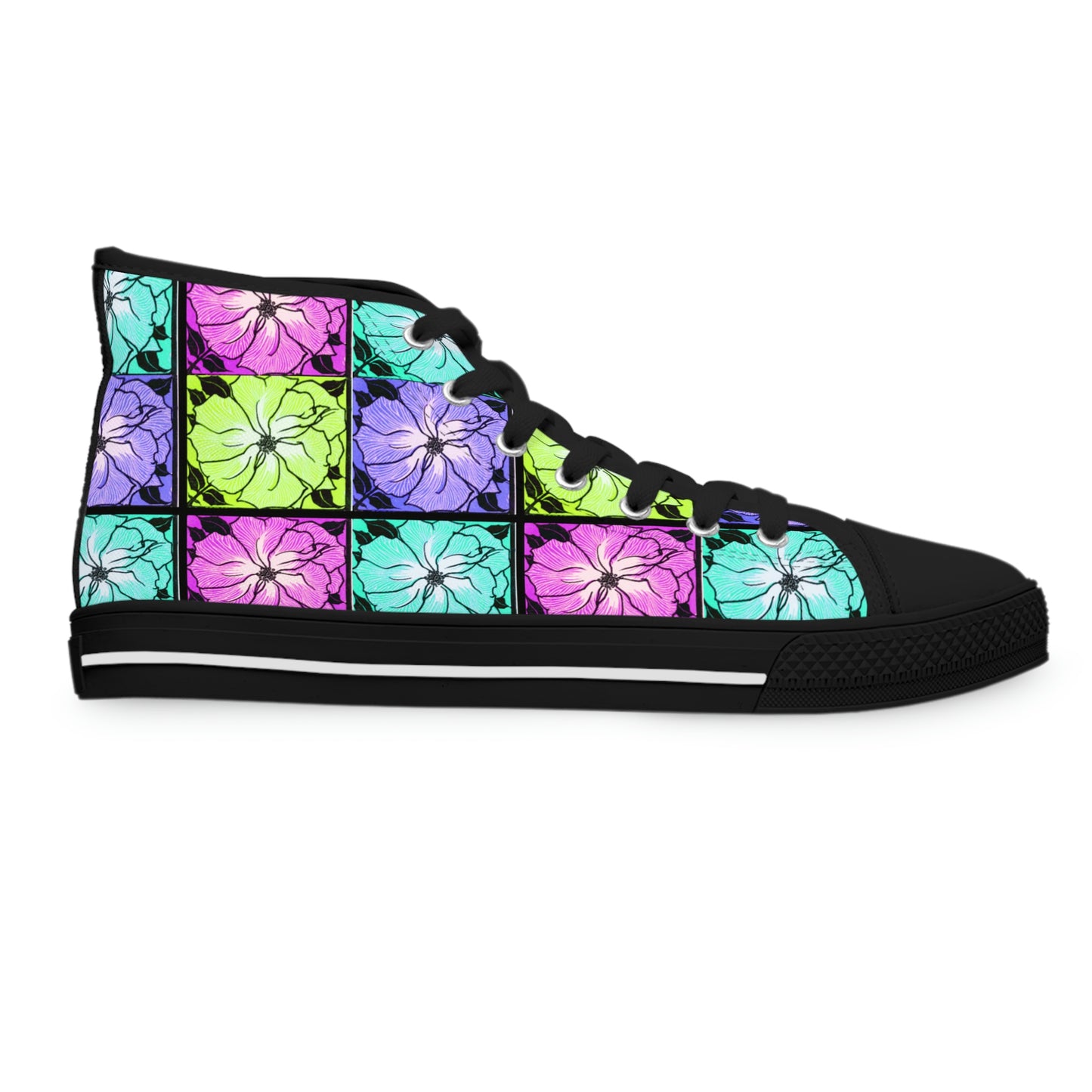 Multi J Color Women's High Top Sneakers