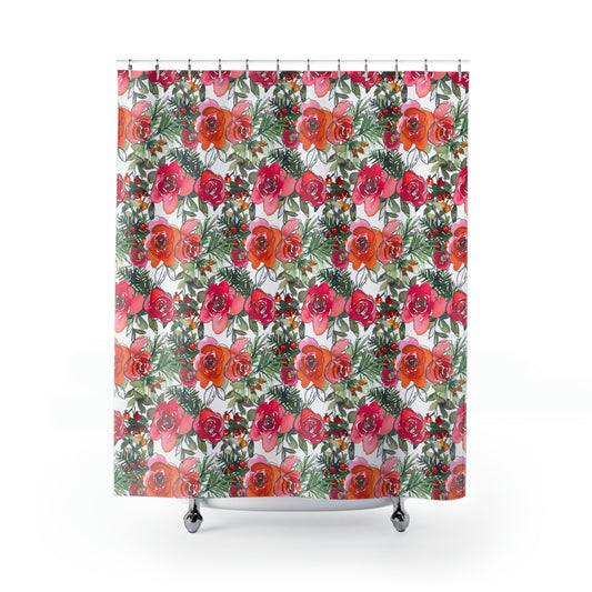 Flower Shower Curtains