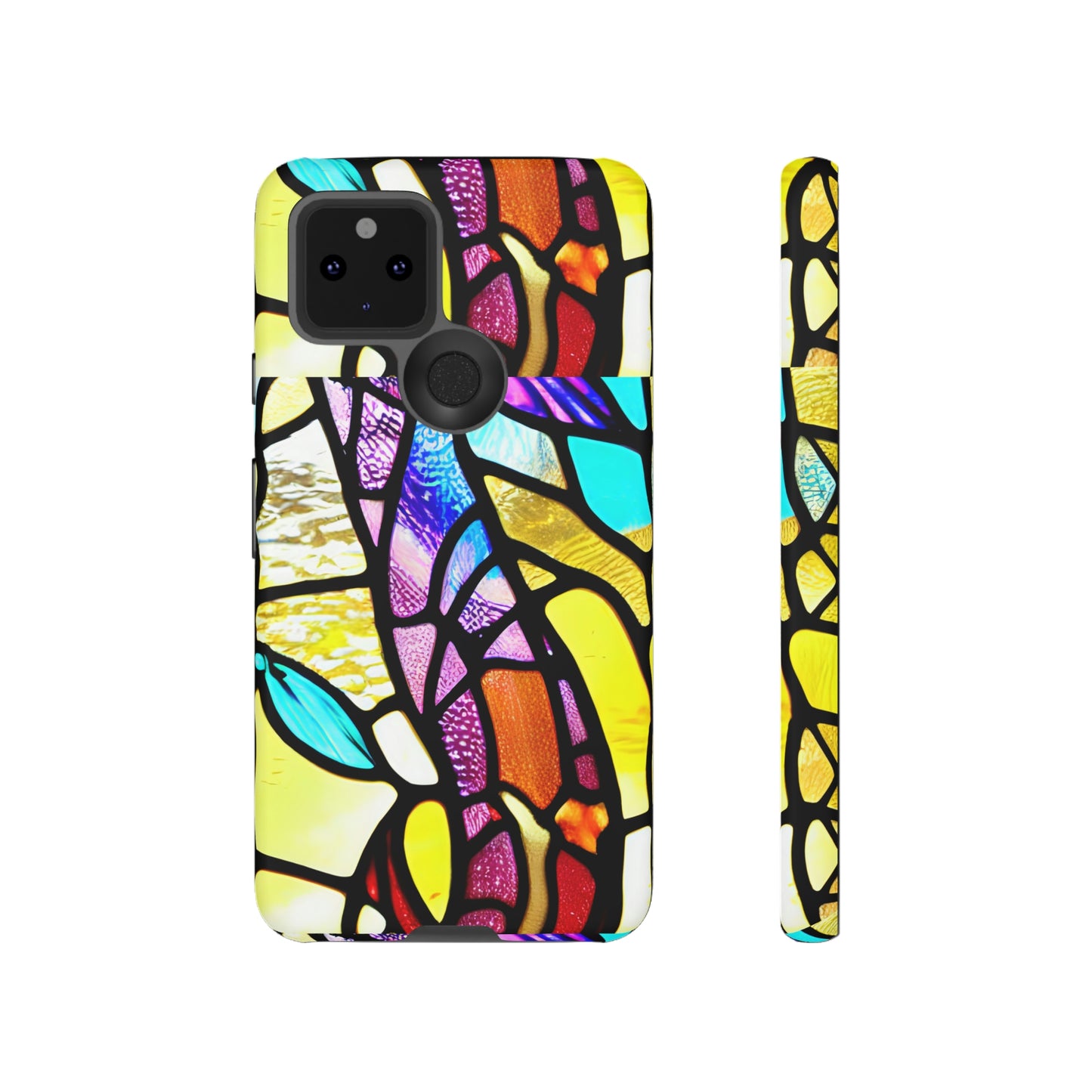 Mosaic Yellow Tough Cases