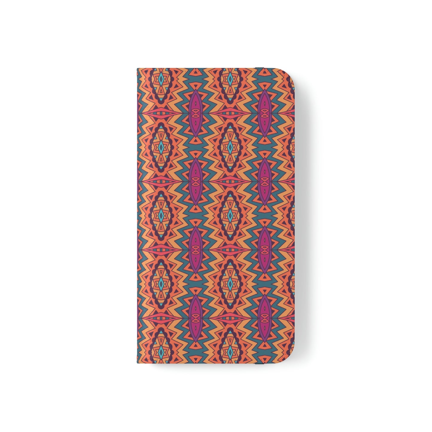 Orange Mandala Flip Cases