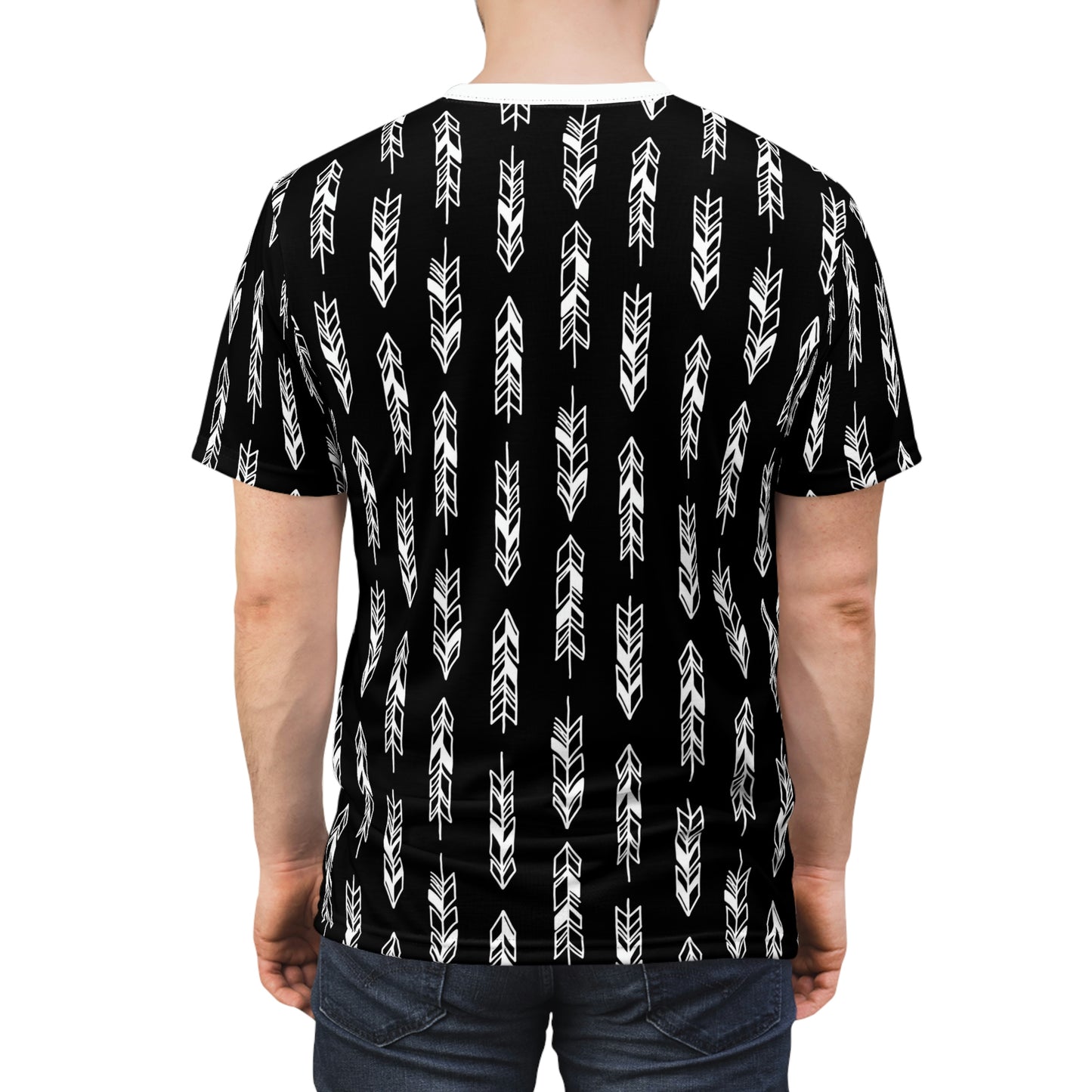 Black Unisex Cut & Sew Tee