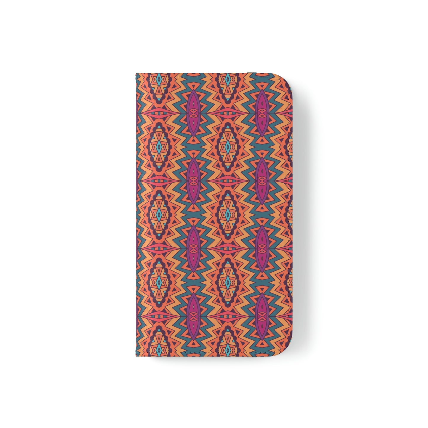 Orange Mandala Flip Cases