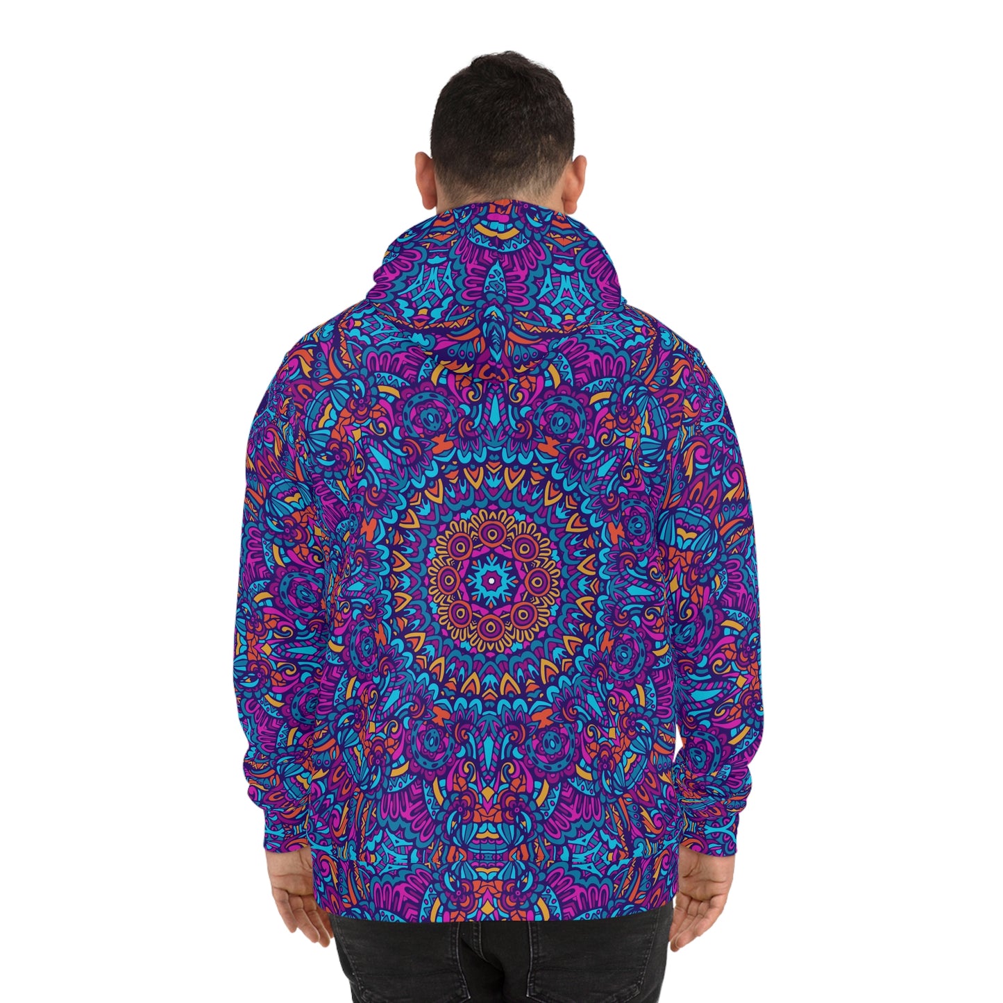 Mandala Blue Fashion Hoodie