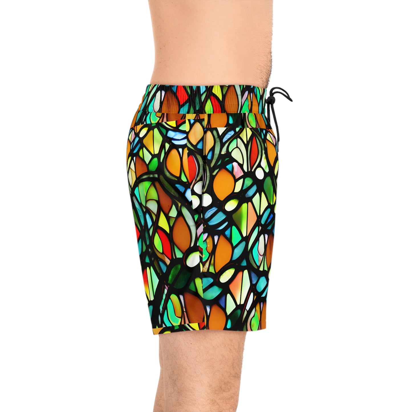 Mosaic Men's Mid-Length Swim Shorts