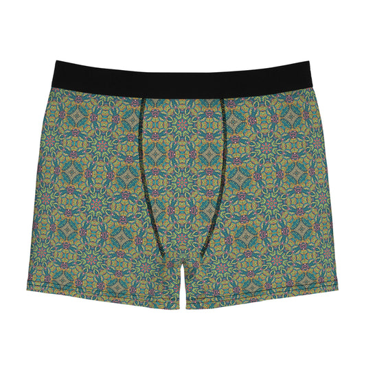 Green Mandala Men's Boxer Briefs