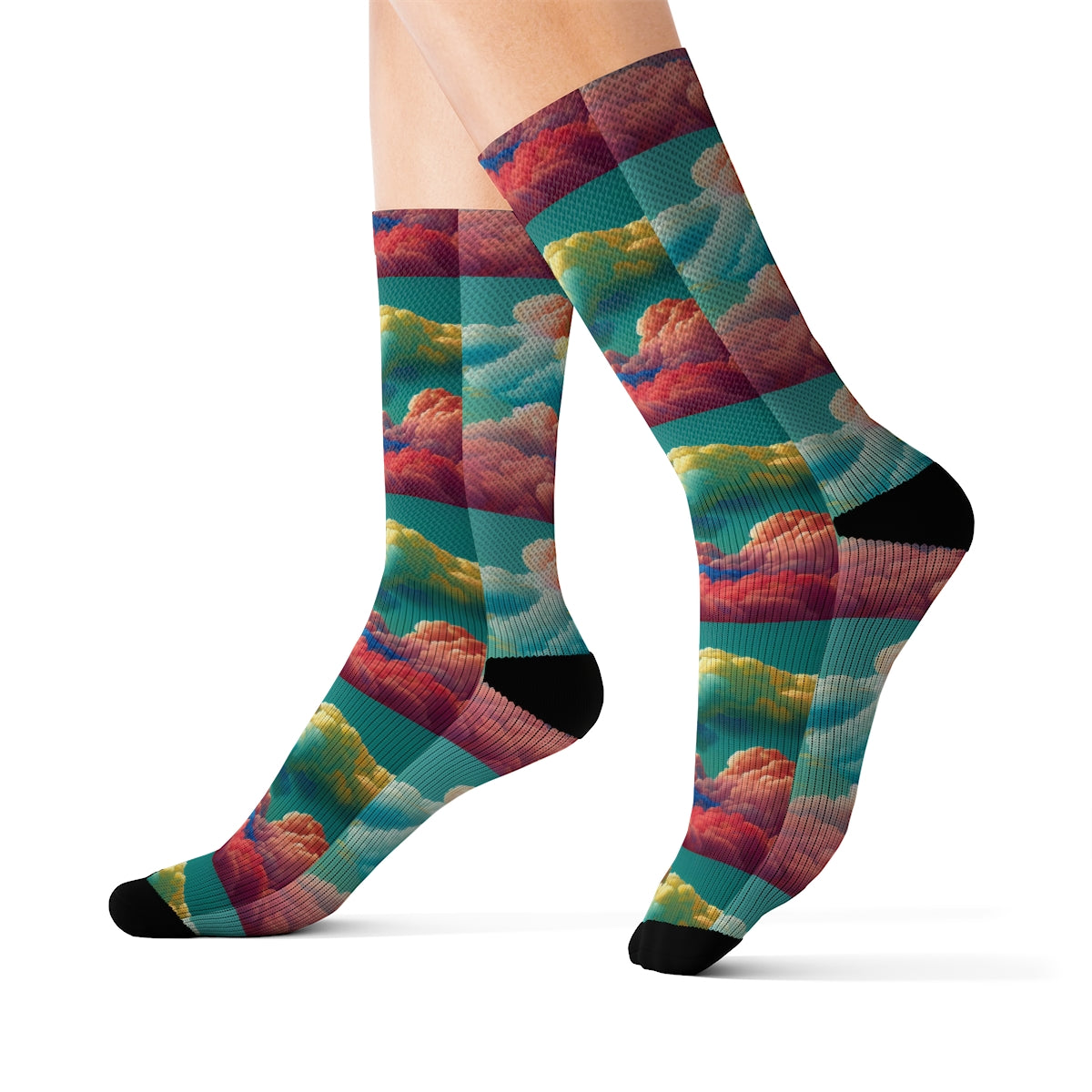 Cloud Sublimation Socks