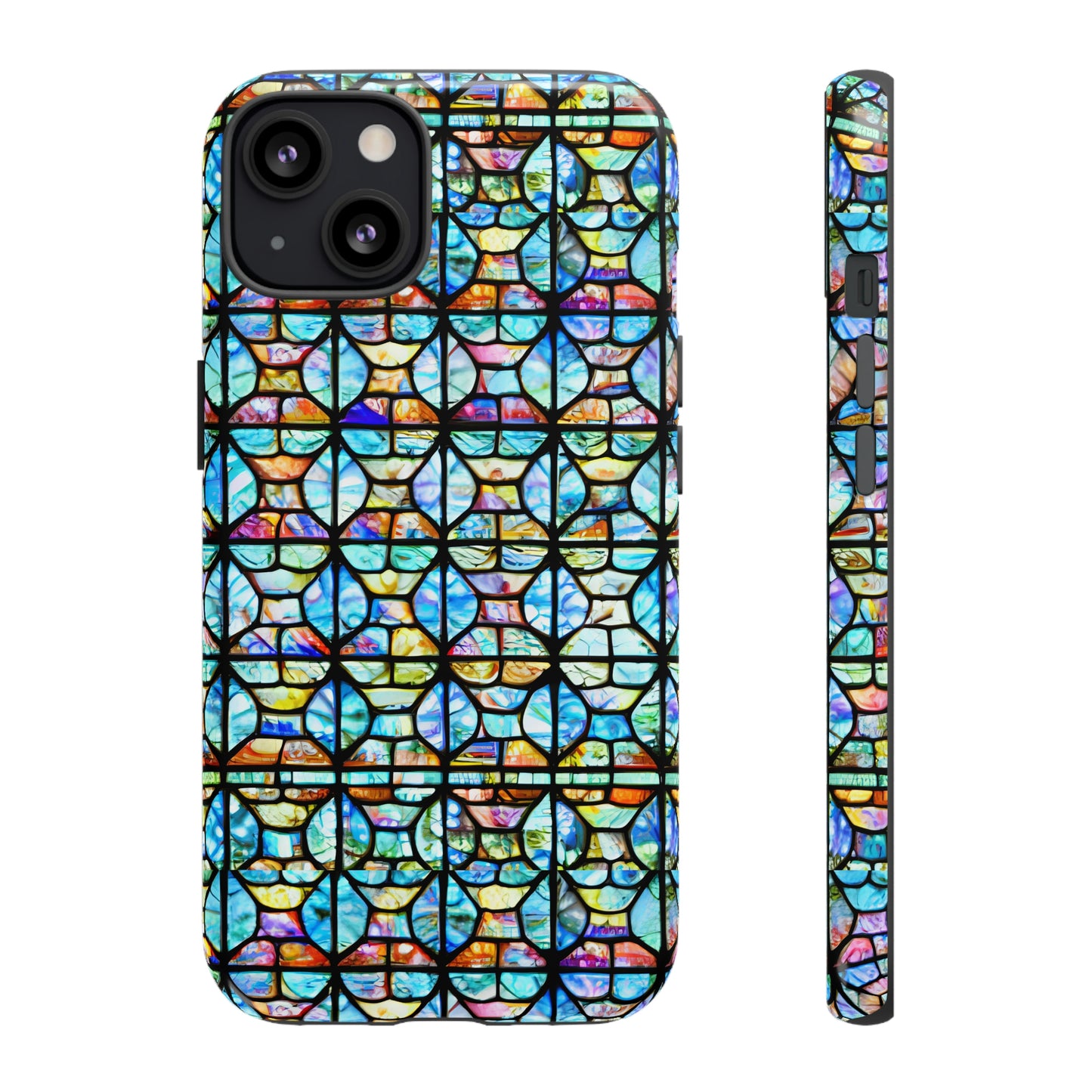 Mosaic Light Blue Tough Cases