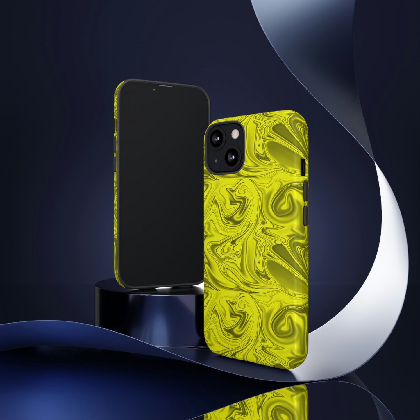 Marble Yellow Tough Cases